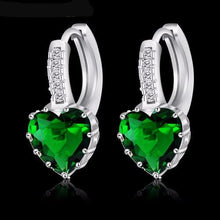Load image into Gallery viewer, Silver Zircon Earrings - SexyBling