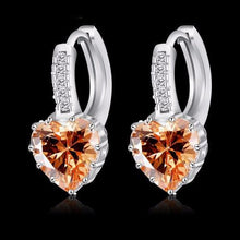 Load image into Gallery viewer, Silver Zircon Earrings - SexyBling
