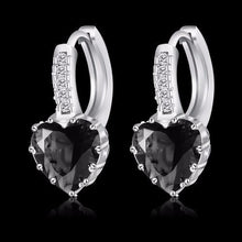 Load image into Gallery viewer, Silver Zircon Earrings - SexyBling
