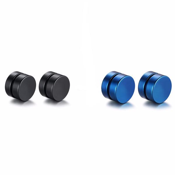 Magnetic Round Stud Earrings - SexyBling