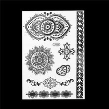 Load image into Gallery viewer, Black Ink Henna Temporary Tattoo - SexyBling