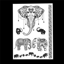Load image into Gallery viewer, Black Ink Henna Temporary Tattoo - SexyBling