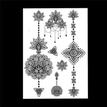 Load image into Gallery viewer, Black Ink Henna Temporary Tattoo - SexyBling