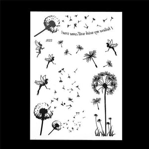 Black Ink Henna Temporary Tattoo - SexyBling