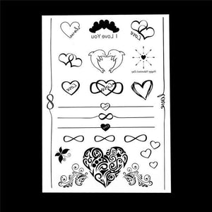 Black Ink Henna Temporary Tattoo - SexyBling