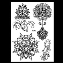 Load image into Gallery viewer, Black Ink Henna Temporary Tattoo - SexyBling