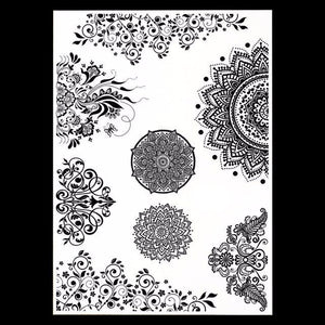 Black Ink Henna Temporary Tattoo - SexyBling