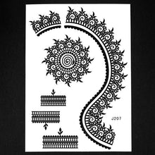 Load image into Gallery viewer, Black Ink Henna Temporary Tattoo - SexyBling