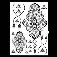 Load image into Gallery viewer, Black Ink Henna Temporary Tattoo - SexyBling