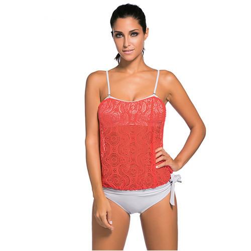 Feisty Removable Straps 2 Piece Tankini - SexyBling