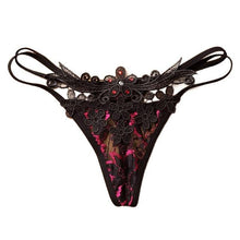 Load image into Gallery viewer, Erotic Diamond Lace Embroided Panties - SexyBling