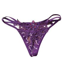 Load image into Gallery viewer, Erotic Diamond Lace Embroided Panties - SexyBling