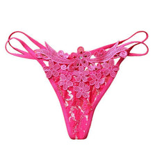 Load image into Gallery viewer, Erotic Diamond Lace Embroided Panties - SexyBling