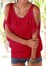 Load image into Gallery viewer, Casual Batwing Loose Top - SexyBling