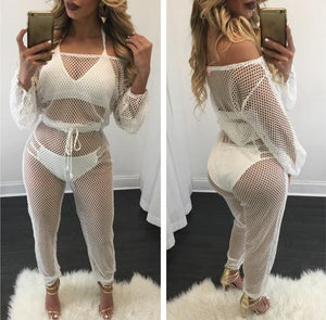 Kinky Hollow Out Beach Party Bodycon - SexyBling