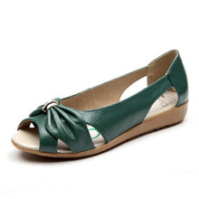 Load image into Gallery viewer, Genuine Cow Leather Summer Fashion Butterfly-Knot Ladies Sandals - SexyBling