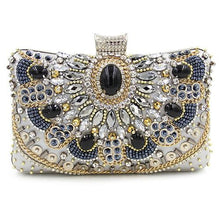 Load image into Gallery viewer, Sexy Diamond Chain Beaded Clutch - SexyBling