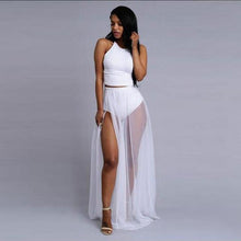 Load image into Gallery viewer, Cute Chiffon Long 2 Piece Party Dress - SexyBling