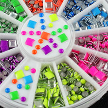 Load image into Gallery viewer, Round Alloy Nail Stickers - SexyBling