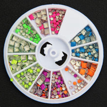 Load image into Gallery viewer, Round Alloy Nail Stickers - SexyBling