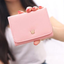 Load image into Gallery viewer, Elegant Crown Mini Fold Wallet - SexyBling