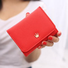 Load image into Gallery viewer, Elegant Crown Mini Fold Wallet - SexyBling