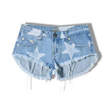 Load image into Gallery viewer, Feisty Frayed Tassel Denim Short - SexyBling
