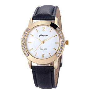 Diamond Analog Female Brand Watch - SexyBling