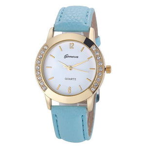 Diamond Analog Female Brand Watch - SexyBling