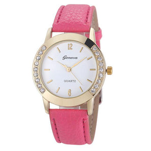 Diamond Analog Female Brand Watch - SexyBling