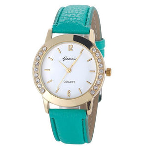 Diamond Analog Female Brand Watch - SexyBling