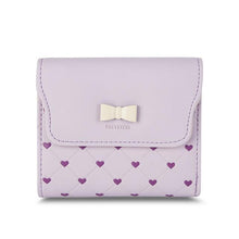 Load image into Gallery viewer, Lovely Candy Color Bow Mini Wallet - SexyBling