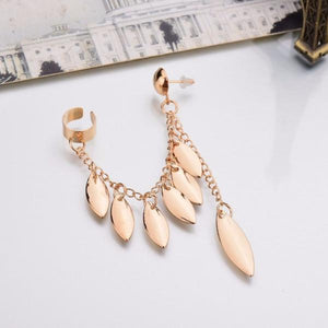 Leaves Tassel Earrings For Women - SexyBling