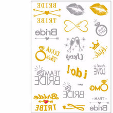 Load image into Gallery viewer, Bride's Temp Tattoos - SexyBling