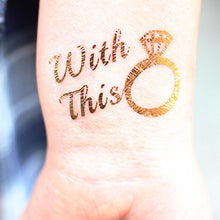 Load image into Gallery viewer, Bride's Temp Tattoos - SexyBling
