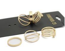 Load image into Gallery viewer, Trendy Punk Stackable Midi Rings - SexyBling