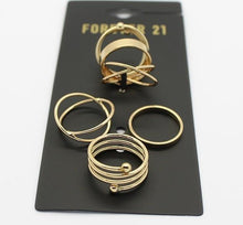 Load image into Gallery viewer, Trendy Punk Stackable Midi Rings - SexyBling