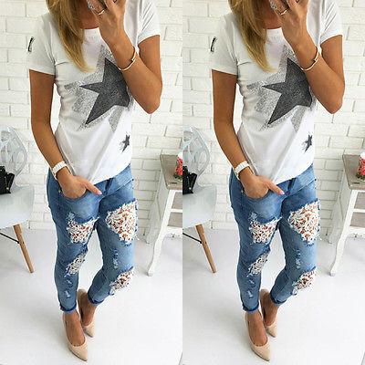NEW Ripped High Waist Stretch Jeans - SexyBling