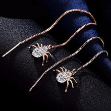 Load image into Gallery viewer, Spider Shaped Round Cut Earrings - SexyBling