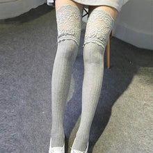 Load image into Gallery viewer, Hot Stay Up Thigh High Nighclub Stockings - SexyBling