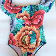 Load image into Gallery viewer, Sexy Floral Off Shoulder Swim Wear - SexyBling