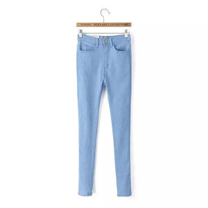 Trendy Skinny Denim Maxi Jeans - SexyBling