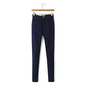 Trendy Skinny Denim Maxi Jeans - SexyBling