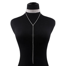 Load image into Gallery viewer, Crystal Choker Necklace - SexyBling