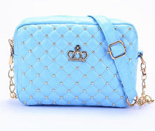 Load image into Gallery viewer, High Quality PU Leather Rivet Chain Shoulder Bag - SexyBling