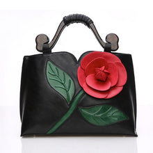 Load image into Gallery viewer, Vintage Leather Grand Rose Shoulder Bag - SexyBling