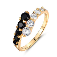 Load image into Gallery viewer, White/Black Engagement Ring - SexyBling