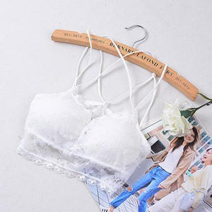 Srappy Padded Lace Bralette - SexyBling