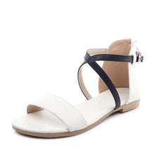 Load image into Gallery viewer, Sweet Genuine Leather Flat Summer Heel Sandals - SexyBling