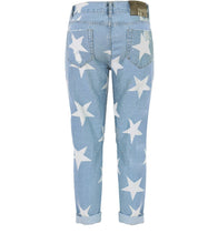 Load image into Gallery viewer, Cute Explosion Star Denim Ripped Jeans - SexyBling